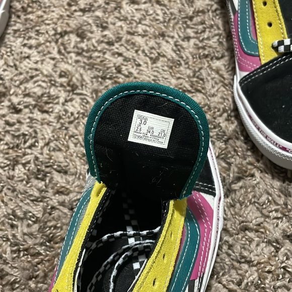 Colorful Patterned Old Skool Vans - Picture 5 of 6